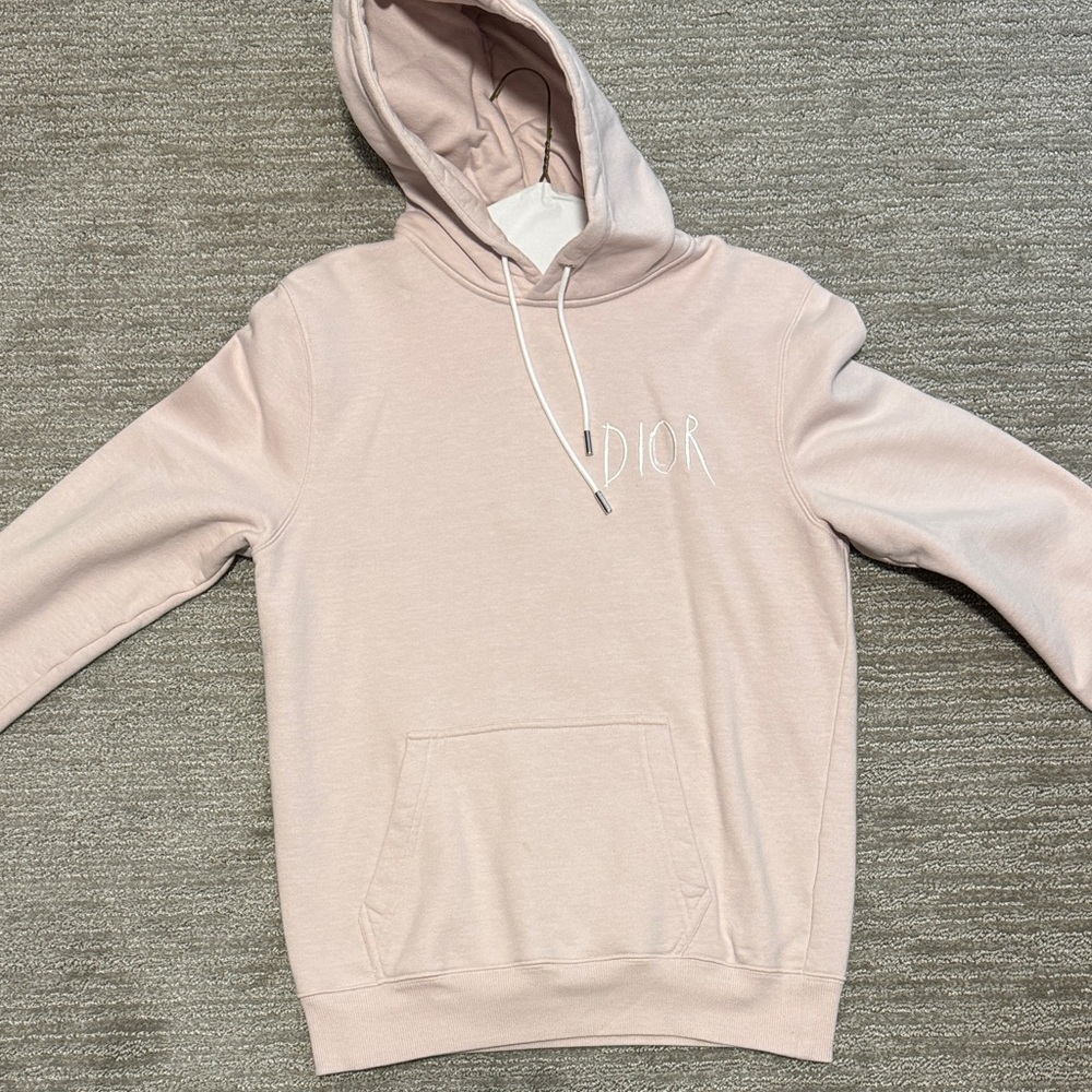 Dior Men's Light Pink Hoodie